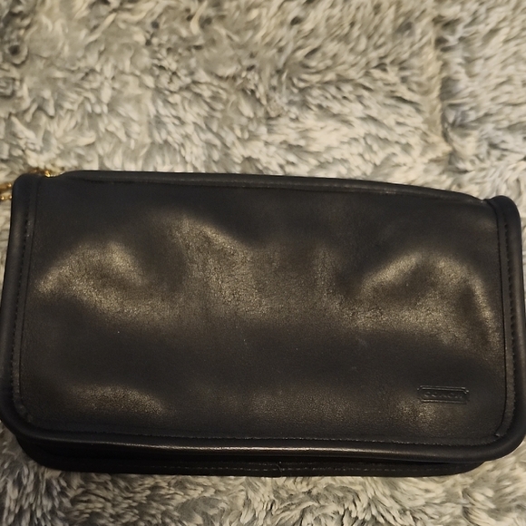 Coach Black Leather Bag - Picture 3 of 4